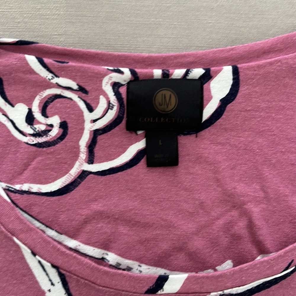 JM Collection printed Top - Picture 2 of 4